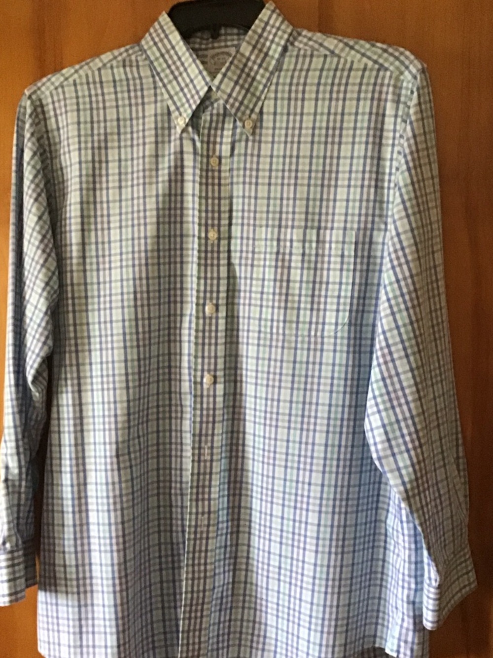 Men's Plaid Button-Down Shirt
